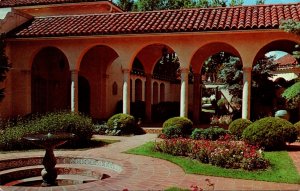 New Mexico Philmont Patio Of Villa Philmonte 1965