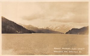 J37/ Harrison Hot Springs B.C. Canada RPPC Postcard c1910 Mount Douglas  63
