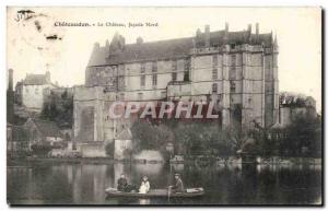 Old Postcard Chateaudun Chateau North Facade