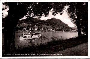 Germany Bad Godesberg Auf Drachenfels und Königswinter  Vintage RPPC 09.93