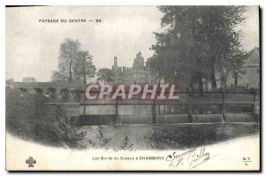 Old Postcard The Banks of the Cosson Chambord
