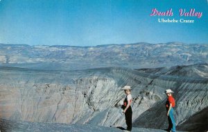 DEATH VALLEY Ubehebe Crater, California Cowboys Inyo Co. c1950s Vintage Postcard