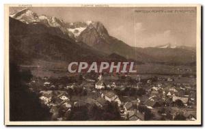 Old Postcard Die Partenkirchen Zugspitze