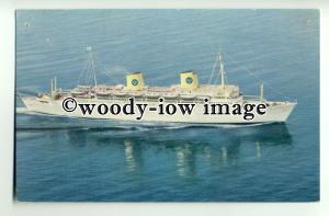 L0120 - Swedish America Line Liner - Kungsholm , built 1957 - postcard