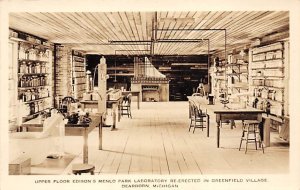 Edison's Menlo Park Laboratory Greenfiled Village, Real Photo - Dearborn, Mic...