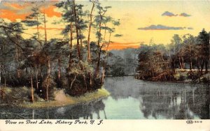 View on Deal Lake in Asbury Park, New Jersey