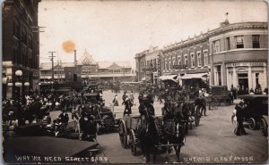 Canada Why We Need Street Cards Skewis Saskatoon Saskatchewan Vintage RPPC C029