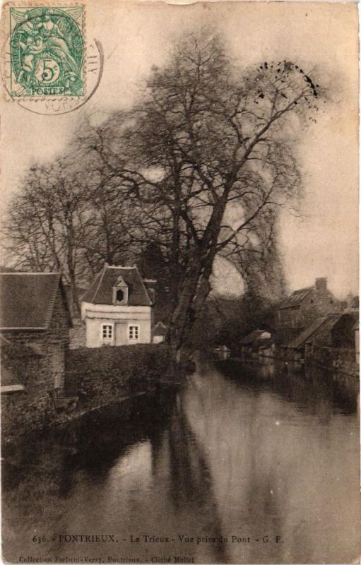 CPA PONTRIEUX-Le Trieux-Vue prise du Pont (230747)