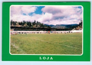 LOJA, ECUADOR ~ Soccer Stadium ESTADIO MUNICIPAL Sede Del Equipo 4x6 Postcard