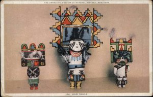 Native Indian Hopi Dolls c1910 Detroit Publishing Postcard 