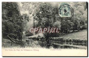 Old Postcard A corner Villeneuve Park L Etang The Layer Tree