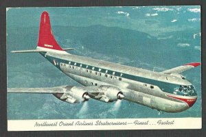 Ca 1951 PPC NORTHWEST ORIENT AIRLINES FROM CHICAGO STRATO CRUISER