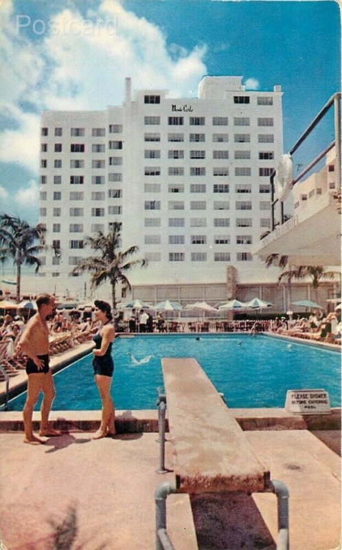 FL, Miami Beach, Florida, The Monte Carlo Hotel, Pool, National Litho