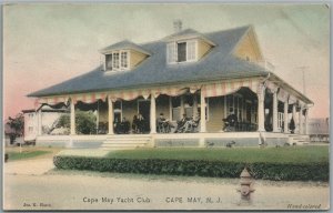 CAPE MAY NJ YACHT CLUB ANTIQUE POSTCARD