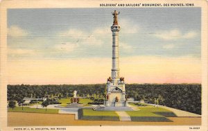 Soldiers and Sailors Monument Des Moines, Iowa  