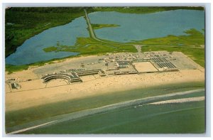 Narragansett Rhode Island RI Postcard Bonnet Shores Beach Club Bay c1960 Vintage