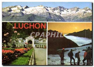 Modern Postcard Luchon Les Hauts tops the Hydrotherapy sea of ??clouds