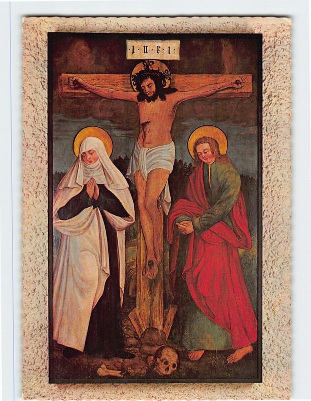 Postcard Kreuzigung, Seitenaltar, Abteikirche Mehrerau, Bregenz, Austria