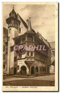 Old Postcard Colmar House Prister