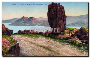 Old Postcard Piana The Gulf Gate seen coves