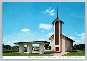 Place Of Meditation Eisenhower Center Abilene Kansas Vintage Unposted Outside