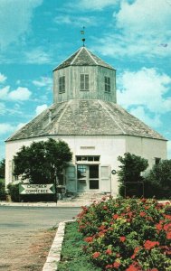 Postcard The Coffee Mill Church Of Vereinskirche Main St. Fredericksburg Texas