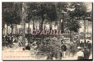 Old Postcard Amiens bandstand