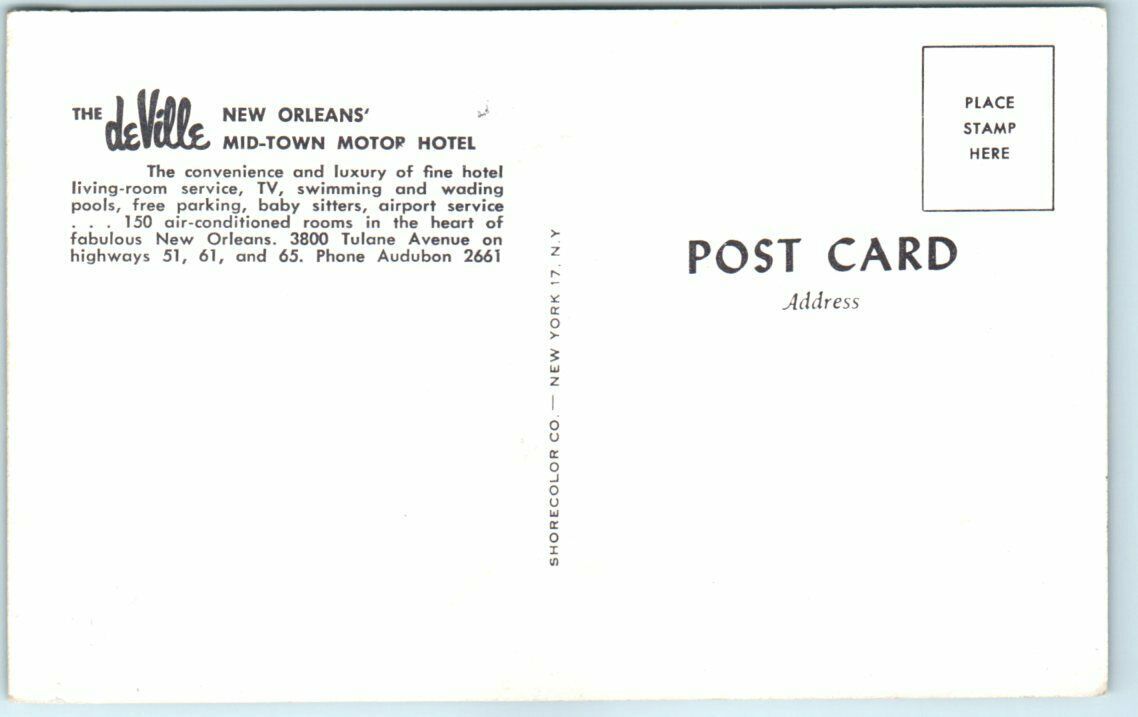 The Deville New Orleans' MidTown Motor Hotel New Orleans, Louisiana