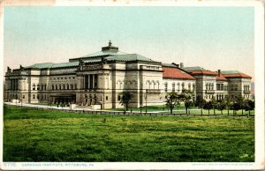 Vtg 1908 Carnegie Institute Pittsburgh Pennsylvania PA Antique Postcard