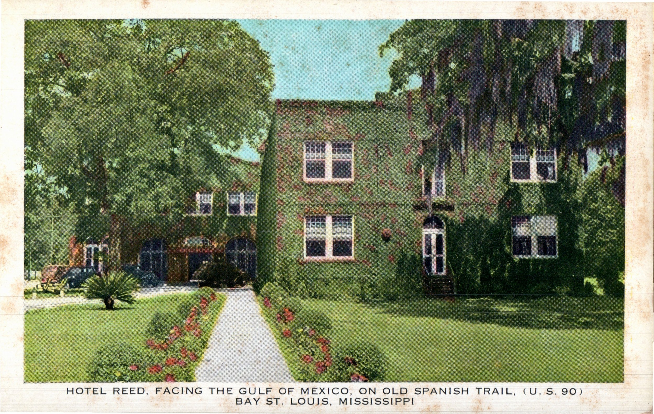 Hotel Reed Facing the Gulf of Mexico, Bay St. Louis, Mississippi