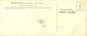 Chester West Virginia 1960s Oversize Panoramic Postcard Holiday Inn Motel