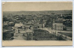 Panorama Athol Massachusetts 1907c postcard