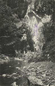 romania, Denevérek Barlangj, Bat Cave in Kazan (1917) Postcard