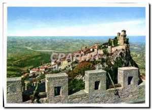Postcard Modern San Marino Antiche Mura E Panorama