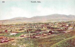 Pocatello, ID Idaho  CITY & HOMES Bird's Eye View  ca1910's Vintage Postcard