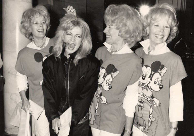 Toyah With The Beverley Sisters Princess Diana Mickey Mouse 1986 Press Photo