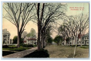 1913 South Main Street Road Exterior Houses Rochester New Hampshire NH Postcard