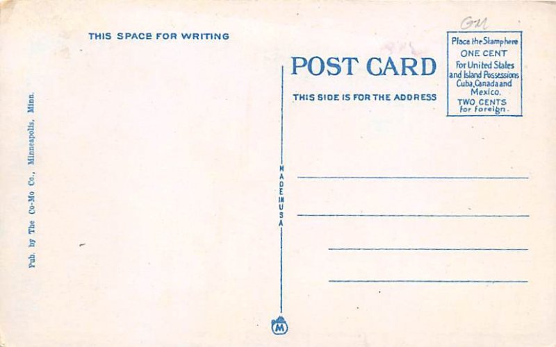 Worrell Hospital Rochester, Minnesota USA Writing on Back 