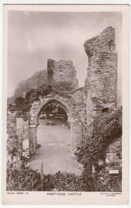 Sussex; Hastings Castle 5000-3 RP PPC By Davison, Unused, To Muirhead, Knebworth 