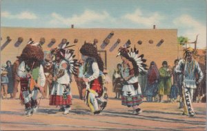 Postcard Native American Buffalo Dance of the Pueblo Indians