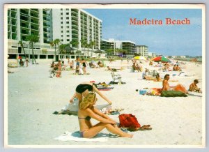 Madeira Beach, Florida, 1987 Chrome Postcard, Express Mail Slogan Cancel