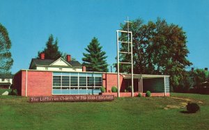 Vintage Postcard The Lutheran Church of the God Shepherd Brevard North Carolina