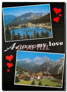 Postcard Modern Arosa my love