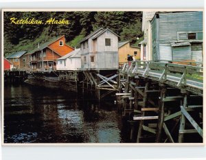 Postcard Creek Street, Ketchikan, Alaska