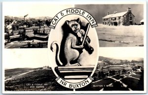 Postcard - Cat & Fiddle Inn - Buxton, England