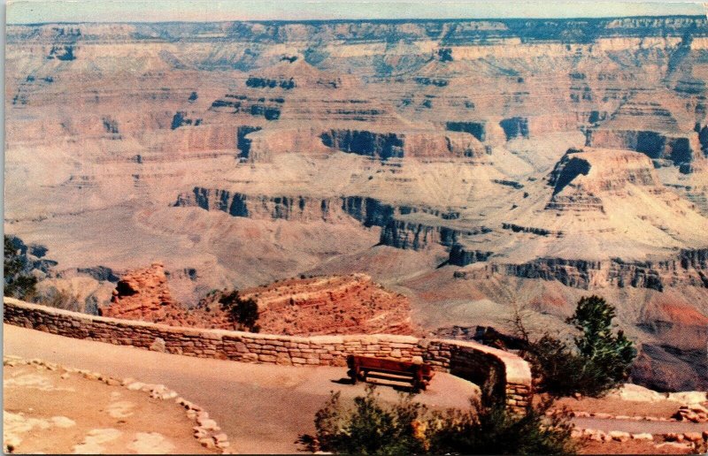 Grand Canyon Arizona AZ Verkamps Village Area VTG Postcard UNP Unused Mirro 