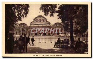 Old Postcard Vichy The casino seen gardens