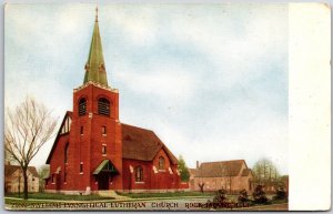 Zion Swedish Evangelical Lutheran Church Rock Island Illinois IL Parish Postcard