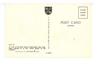 NY - Monticello. Main Street ca 1950's