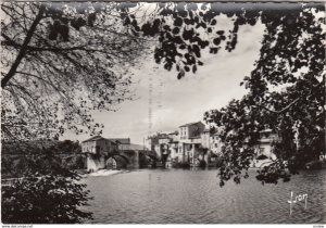 RP: MILLAU (Aveyron) , France 40-60s ; Bord du Tarn